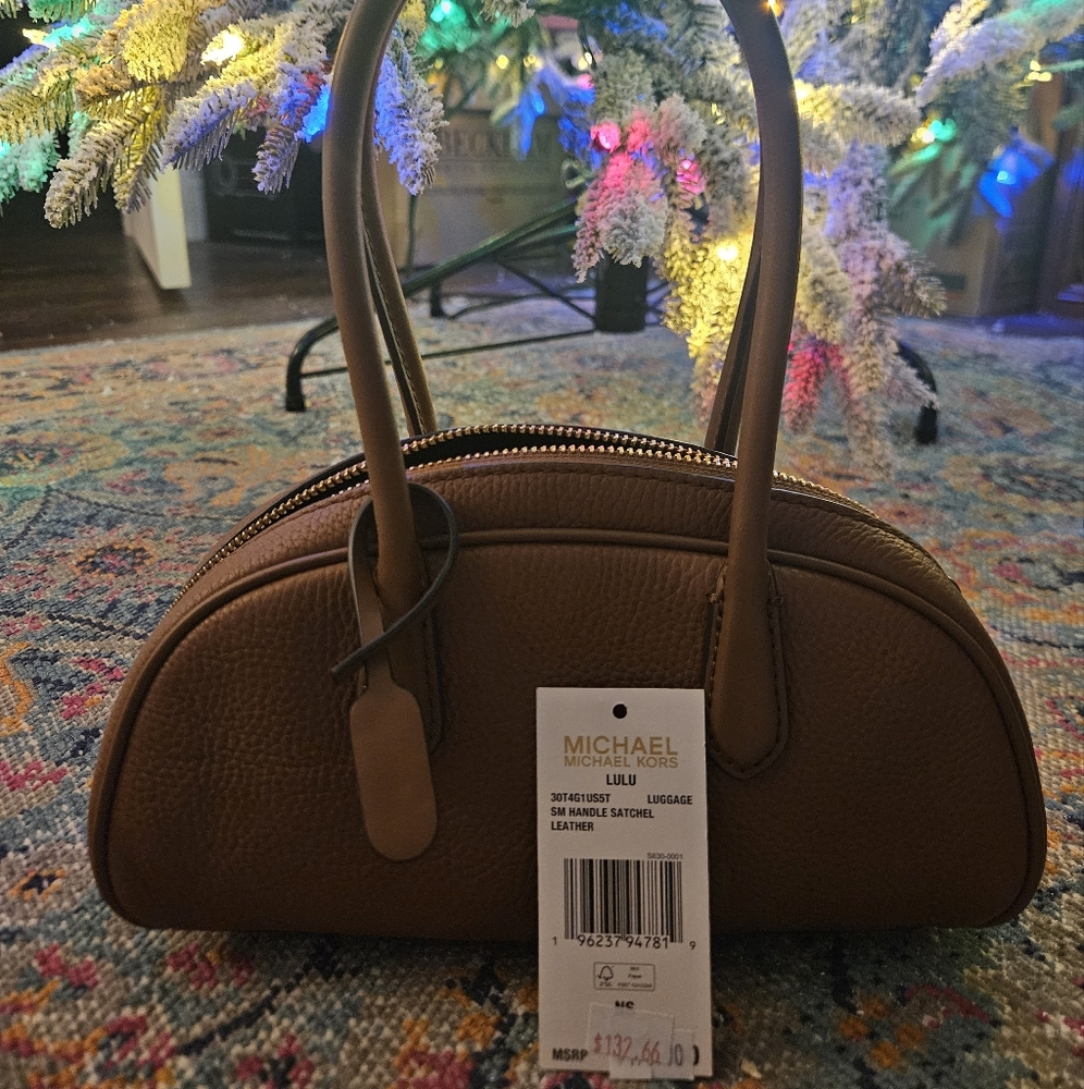 Michael Kors Tan Leather Satchel